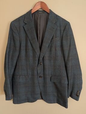 Ermenegildo Zegna Cashmere Silk Blend Blazer Size 40R
